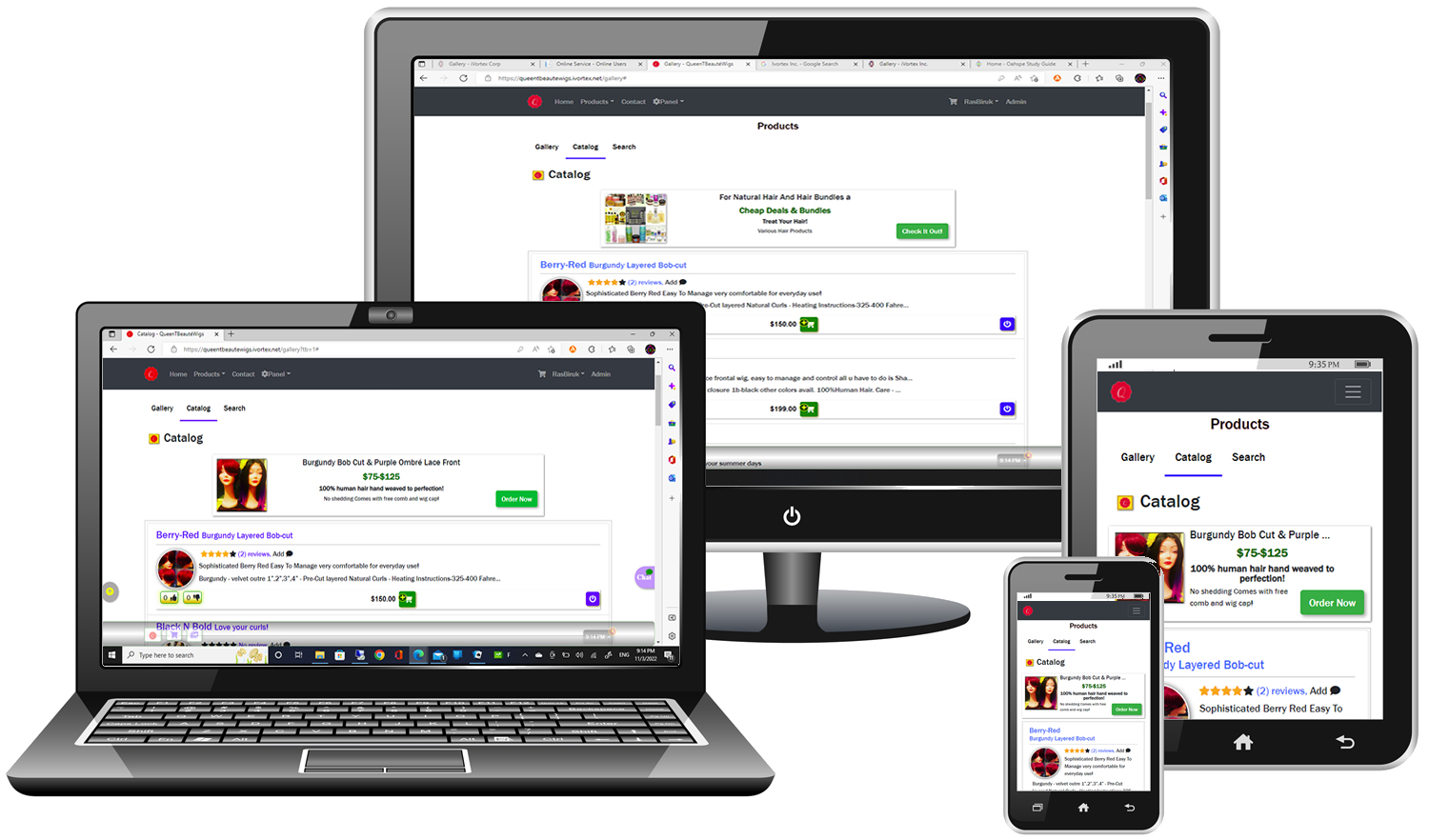 Ecommerce Web App. $70.00 / month